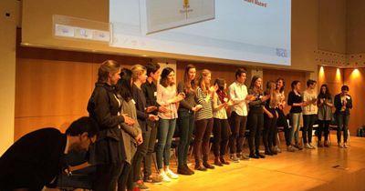 Bundes-Jury mit Louisa Hadadi verleiht den "Prix des lycéens" in Leipzig
